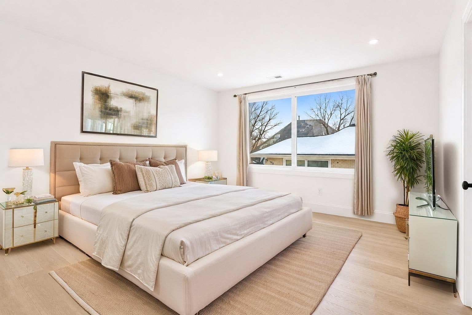 Bedroom virtually staged by VirtuallyStage — Luxury