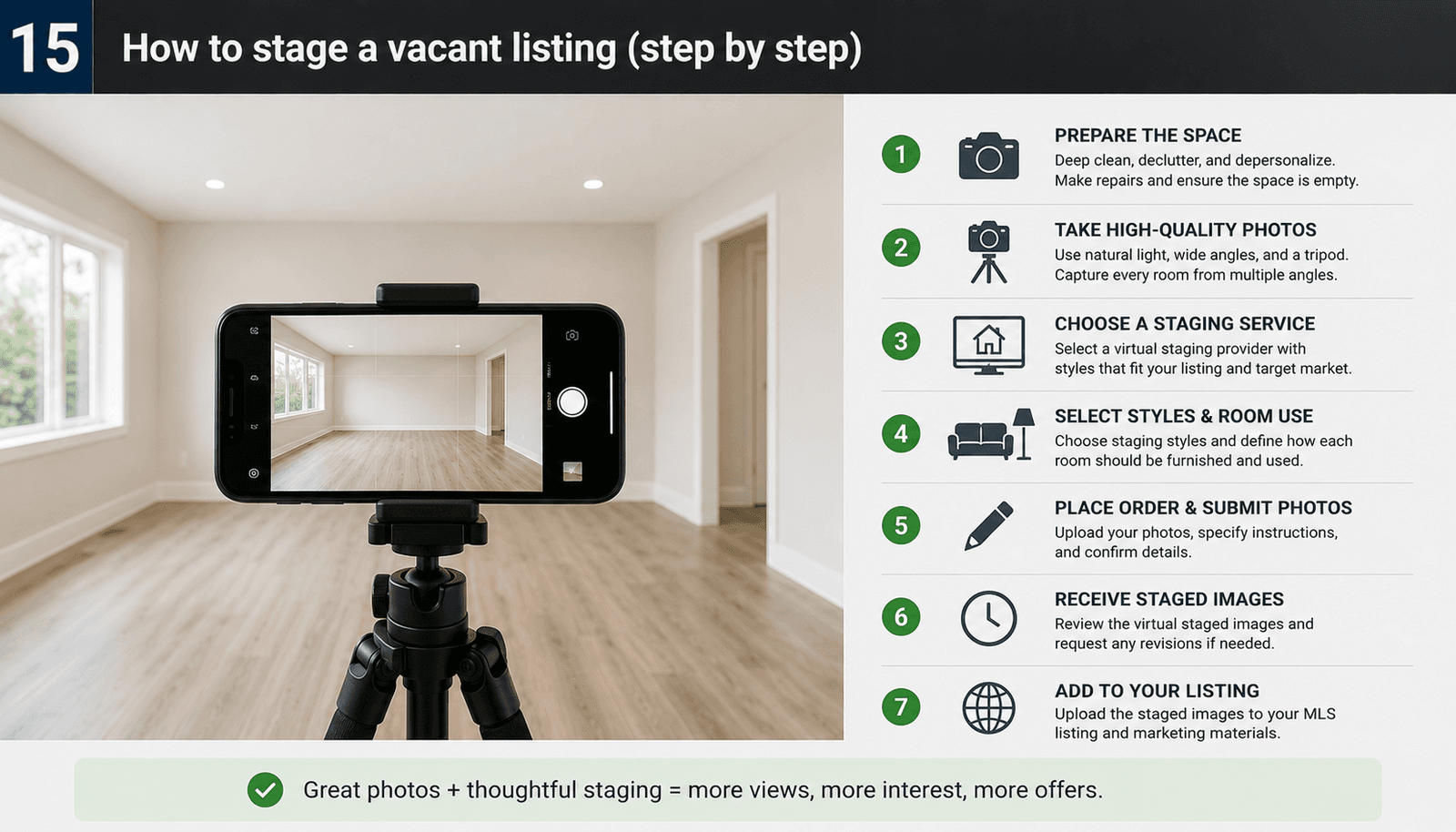 How to Remove Furniture From a Listing Photo With AI (Step-by-Step for Agents)